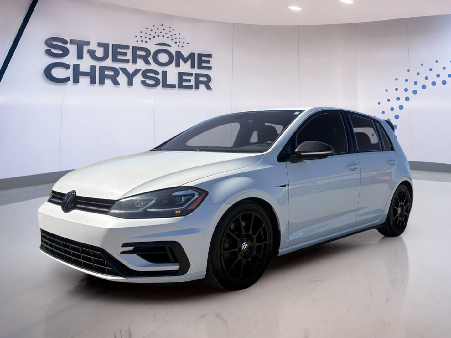 White 2019 Volkswagen Golf R AWD Hatchback All-Wheel Drive Manual