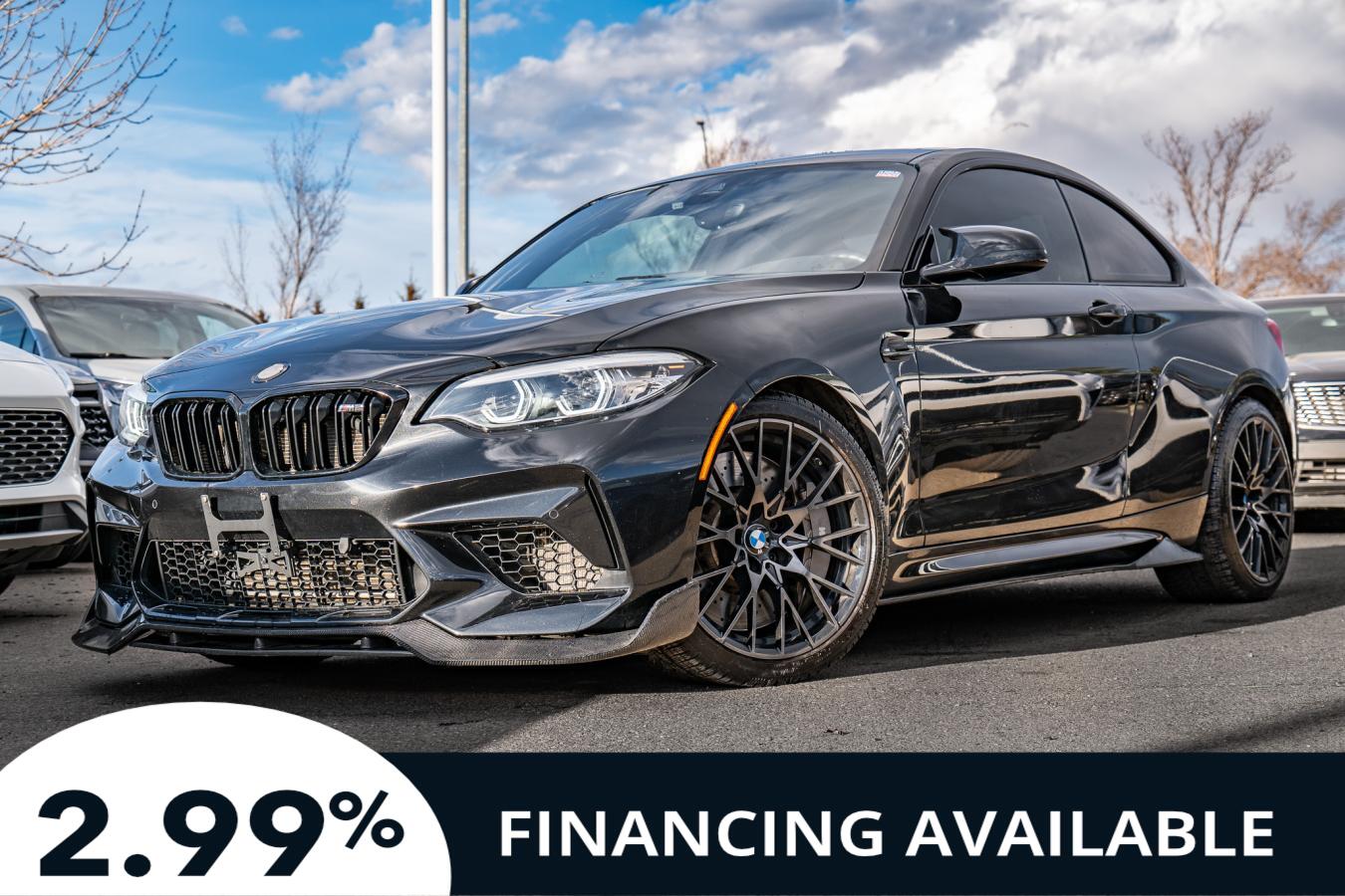 Black 2020 BMW M2 Competition RWD Coupe Rear-Wheel Drive Automatic