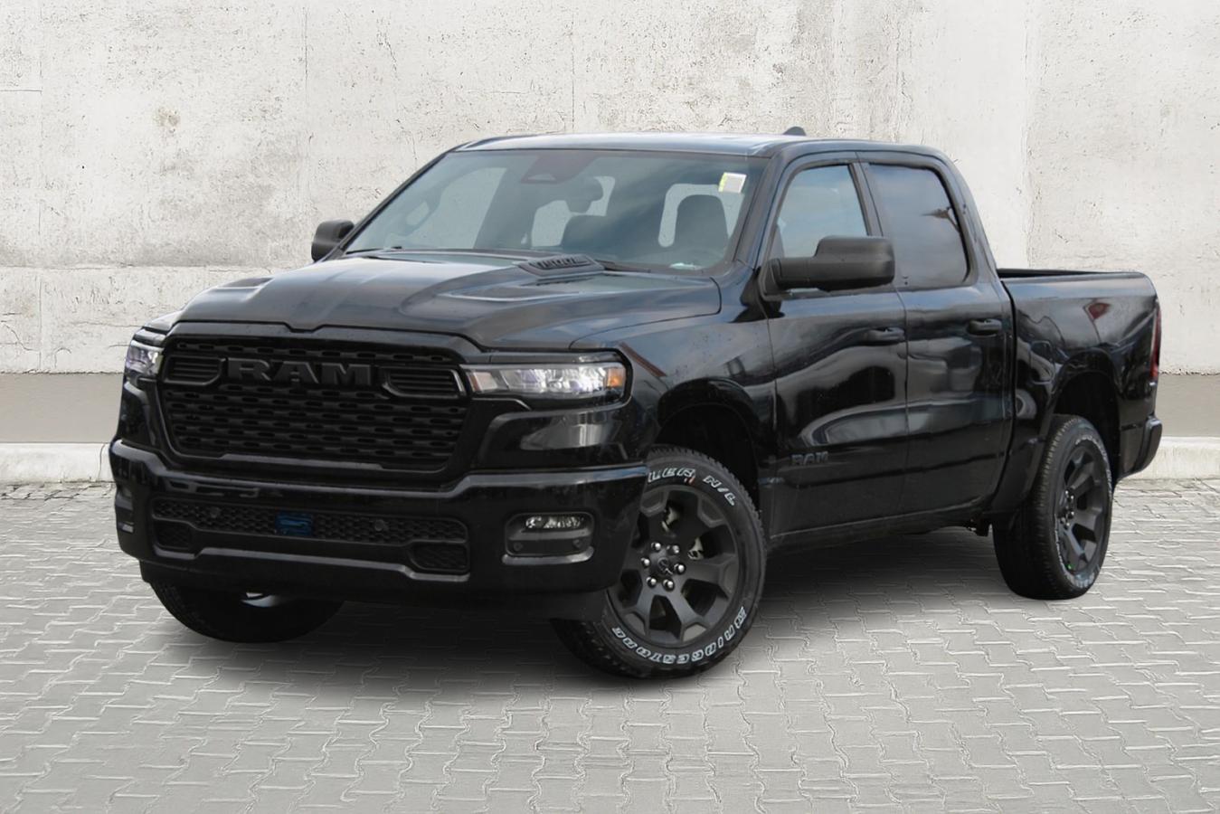 Black 2026 RAM 1500 Express Quad Cab 4WD Pickup Truck Four-Wheel Drive Automatic